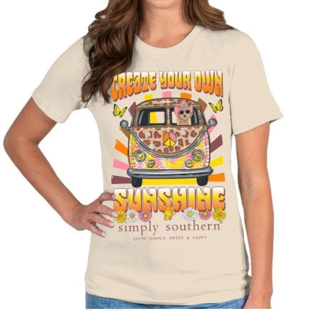 ✨NWT Simply Southern Create Your Own Sunshine Shirt✨